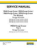 New Holland FR550 Forage Cruiser Cursor 13, TIER 4B Forage Harvester Service Repair Manual [725912001 - 725923100]