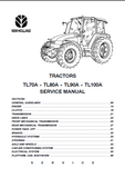 New Holland TL80A Tractor Service Repair Manual