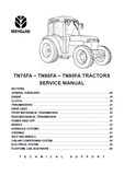 New Holland TN75FA Tractor Service Repair Manual