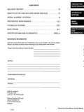 Bobcat 3SB Three-Point Snow Blower Service Repair Manual 54 Inch S/N ABCW00101 And Above
