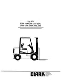 Clark C500, Y250S Forklift Service Repair Manual