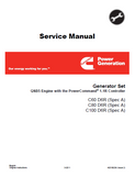 Cummins Onan C60 Generator Set QSB5 Engine with the PowerCommand 1.1R Controller Service Repair Manual