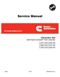 Cummins Onan C330 D5 Generator Set with PowerCommand 1302 Controller Service Repair Manual