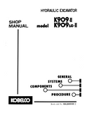 KOBELCO K909-II HYDRAULIC EXCAVATOR Service Repair Manual