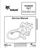 Bobcat PTX4 Power Tilt Service Repair Manual S/N 223400101 And Above