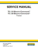 New Holland T5.120 Electro Command™ With 16x16 Semi-Powershift transmission Tractor Service Repair Manual [ZFLC00657 - ]
