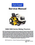 Cub Cadet LT 1042 Lawn Tractor Service Repair Manual