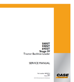 CASE 695ST Stage IV Tractor Backhoe Loader Service Repair Manual