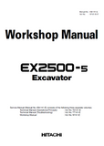 HITACHI EX2500-5 EXCAVATOR Service Repair Manual
