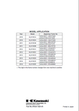 2011 KAWASAKI KLX110CB Service Repair Manual