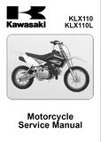 2011 KAWASAKI KLX110CB Service Repair Manual