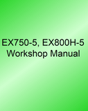 HITACHI EX750-5 EXCAVATOR Service Repair Manual