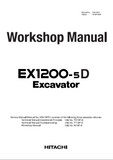 HITACHI EX1200-5D HYDRAULIC EXCAVATOR Service Repair Manual