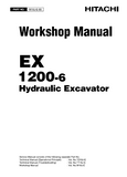 HITACHI EX1200-6 HYDRAULIC EXCAVATOR Service Repair Manual
