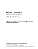 PERKINS 1100 SERIES RH DIESEL ENGINE Service Repair Manual