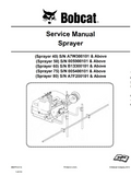 Bobcat Sprayer 80 Service Repair Manual S/N A7F200101 And Above