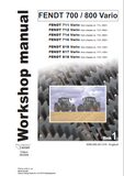 FENDT 711 VARIO TRACTOR Service Repair Manual