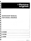 PERKINS 4.108M DIESEL ENGINE Service Repair Manual
