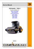 JCB VM200D Smooth Drum Roller Service Repair Manual SN：1800000