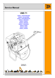 JCB VMS71-20 Mini Road Roller Service Repair Manual SN: 1450500 to 1450999