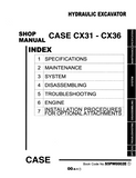 CASE CX36 Hydraulic Excavator Service Repair Manual