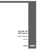 CASE IH 800 Tractor Service Repair Manual