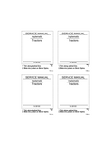 CASE IH 990 Agricultural Tractor Service Repair Manual
