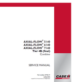 CASE IH AXIAL-FLOW 5140 Tier 4B (final) Combine Service Repair Manual [YEG012701 - ]