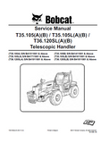 Bobcat TL30.60HB Telescopic Handler Service Repair Manual S/N B3G714000 and Above