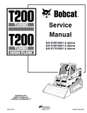 BOBCAT T200 COMPACT TRACK LOADER Service Repair Manual S/N 517515001 & Above