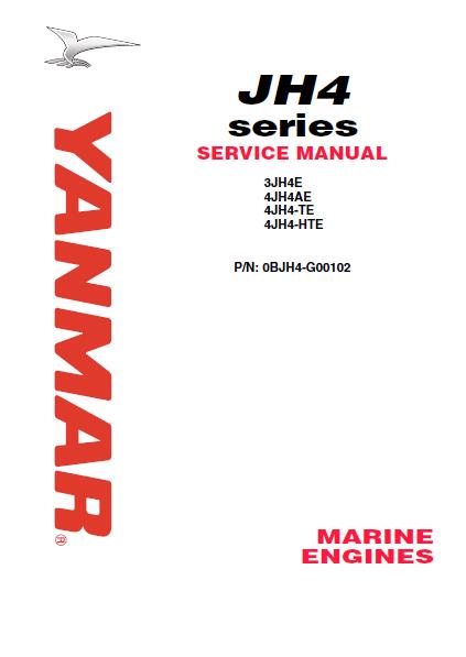 Yanmar 3JH4E Marine Diesel Engine Service Repair Manual