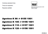 Deutz Fahr Agrotron K100 Tractor Parts Catalogue Manual
