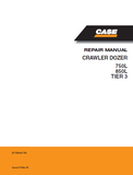 CASE 750L Tier 3 Crawler Dozer Service Repair Manual