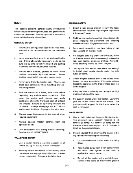 Ford Versatile 276 Bidirectional Tractor Service Repair Manual ...
