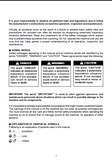 Takeuchi TB125 Compact Excavator Operator manual SN：12514526 and up