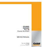 CASE CX490C Tier III Crawler Excavator Service Repair Manual