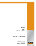 CASE DV210 Tier 3 Vibratory Roller Service Repair Manual