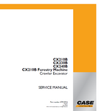 CASE CX240B Crawler Excavator Service Repair Manual