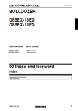 Komatsu D85EX-15E0 Dozer Bulldozer Service Repair Manual S/N 11001 and up