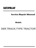 Caterpillar Cat D6R TRACK-TYPE TRACTOR (Prefix 3ZN) Service Repair Manual (3ZN00001 and up)