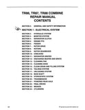 New Holland TR86 Combine Service Repair Manual