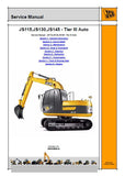 JCB JS115 Tier III Auto Tracked Excavator Service Repair Manual SN: 1703500 to 1703599