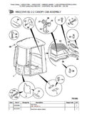 JCB 410ZX Loading Shovel Parts Catalogue Manual (Serial Number: 00757600-00757999)