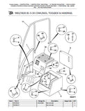 JCB JS200 TRACKED EXCAVATOR Parts Catalogue Manual (Serial Number: 01701500-01702499)