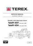Terex Telelift 4017 Telescopic handler Service Repair Manual