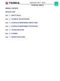 Terex Telelift 4017 Telescopic handler Service Repair Manual