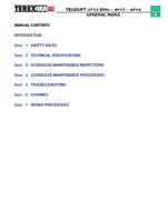 Terex Telelift 4514 Telescopic handler Service Repair Manual
