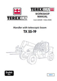 Terex TX 55-19 Telescopic handler Service Repair Manual