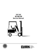 Clark EC 120 Forklift Service Repair Manual