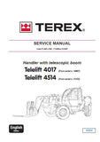 Terex Telelift 4514 Telescopic handler Service Repair Manual